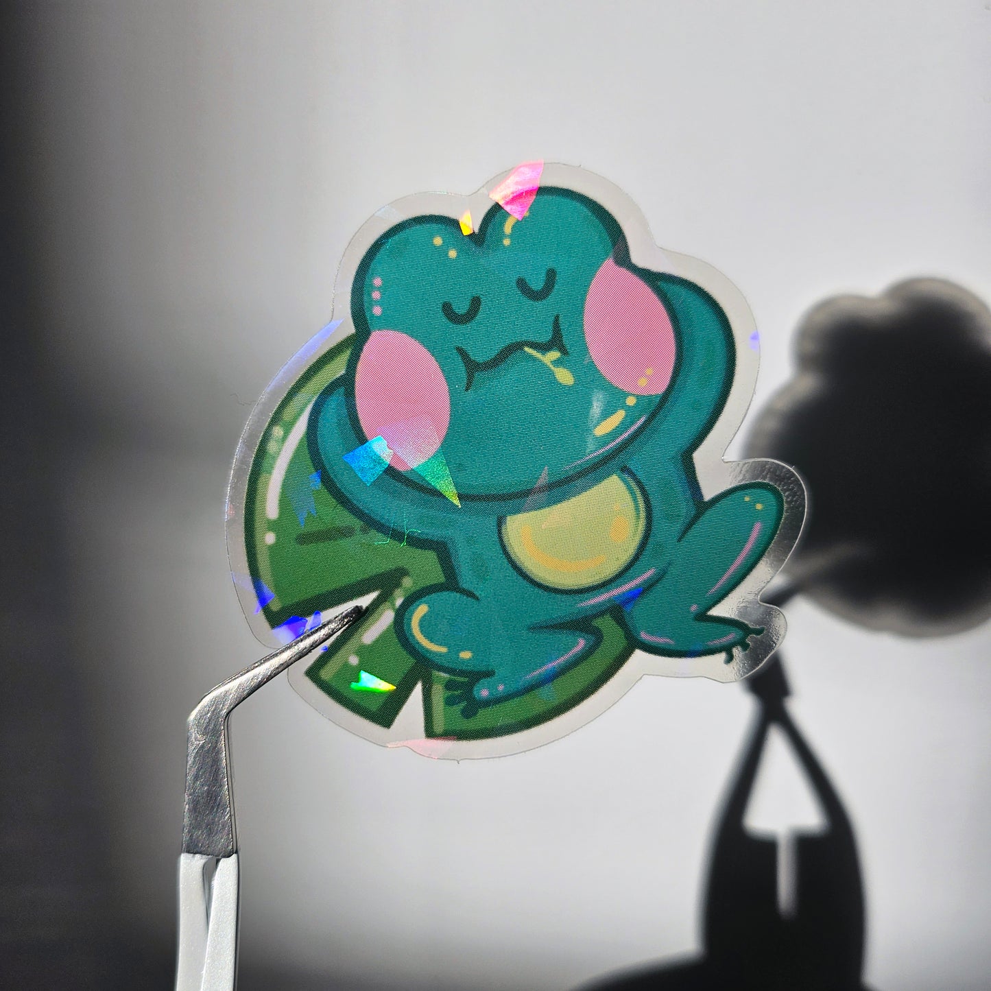 Stationary Set Lotus Pond with Frog Note Pad Sticky Note Sticker Pen Set
