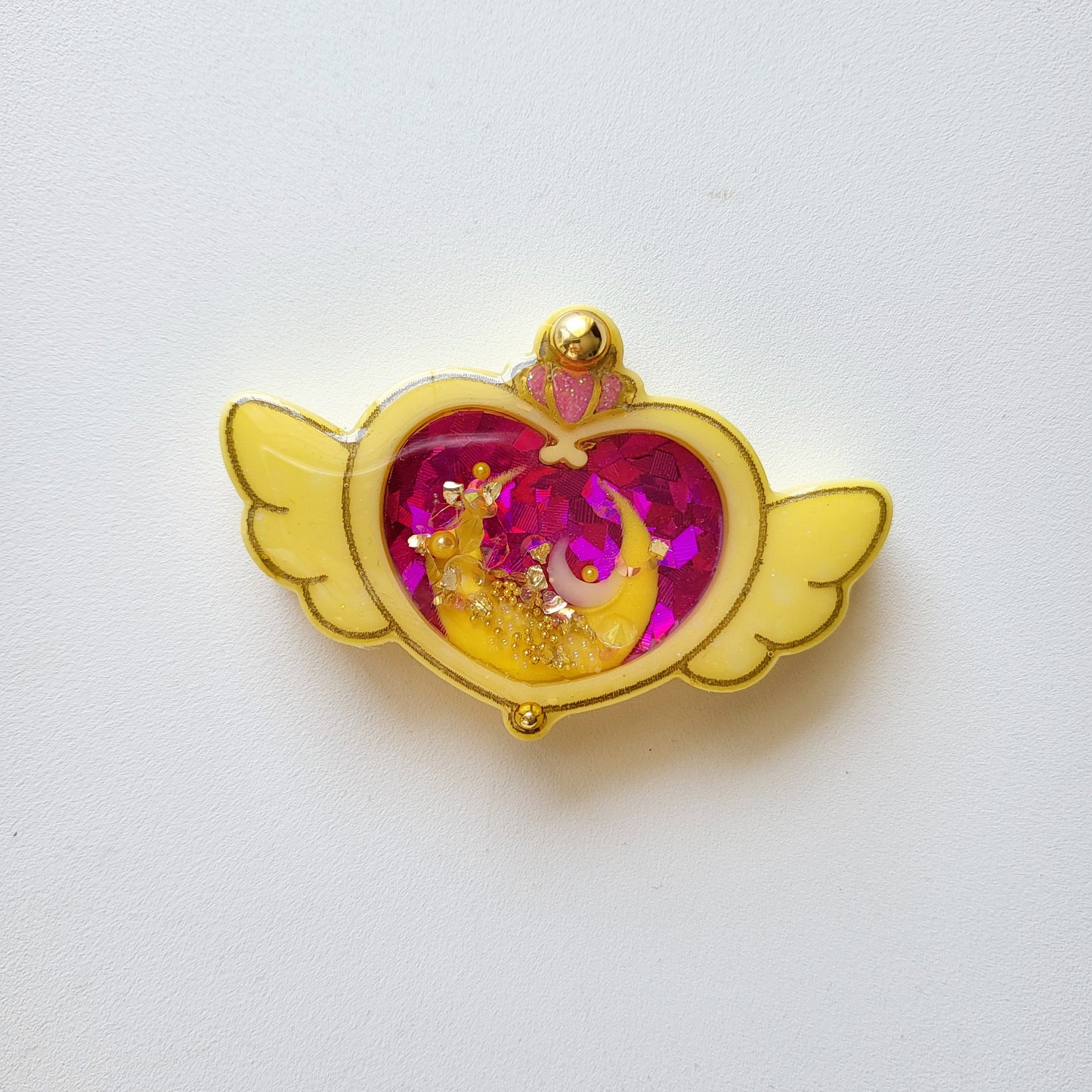 SM Kawaii Moon Girl Crisis Resin Shaker Phone Grip/ Keychain