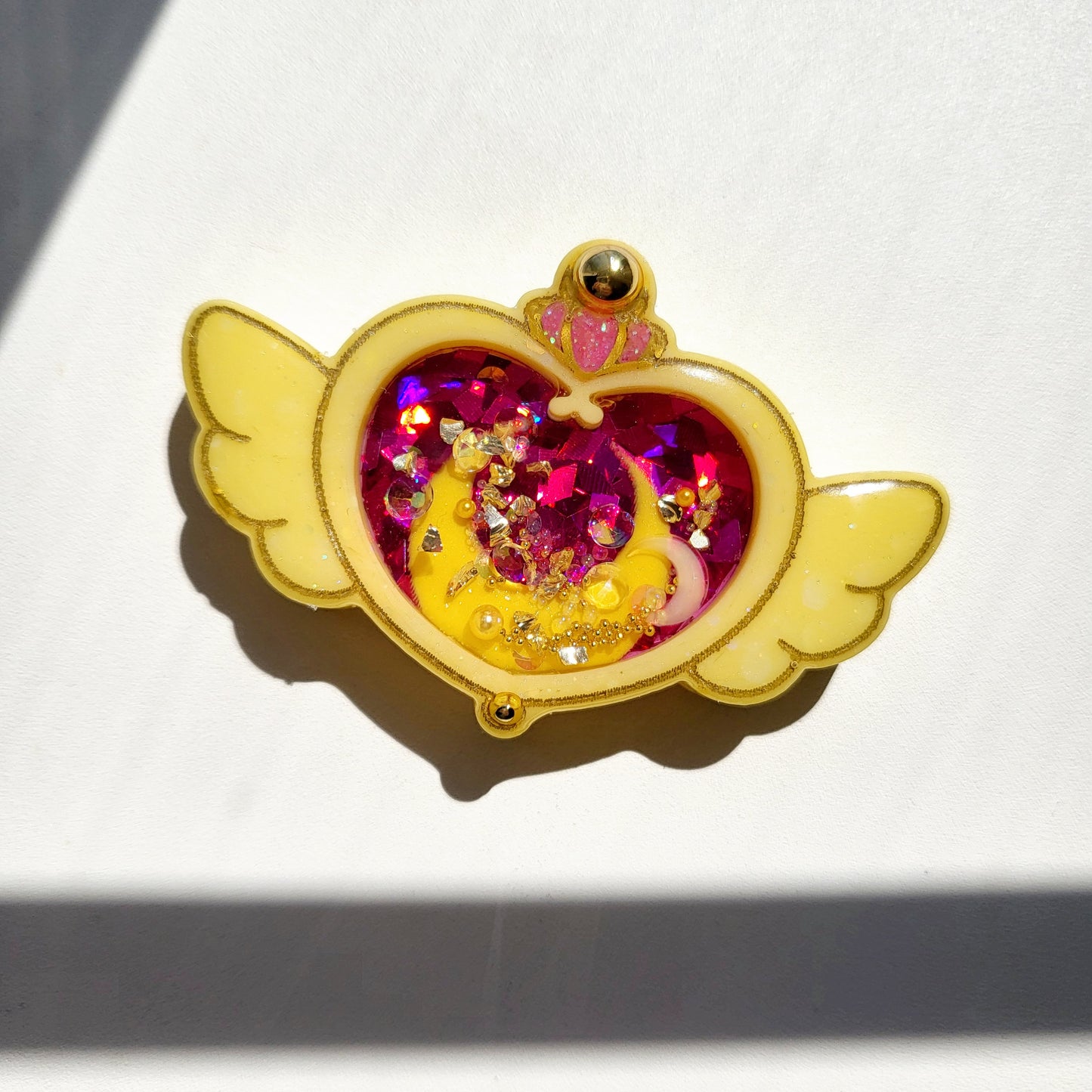 SM Kawaii Moon Girl Crisis Resin Shaker Phone Grip/ Keychain