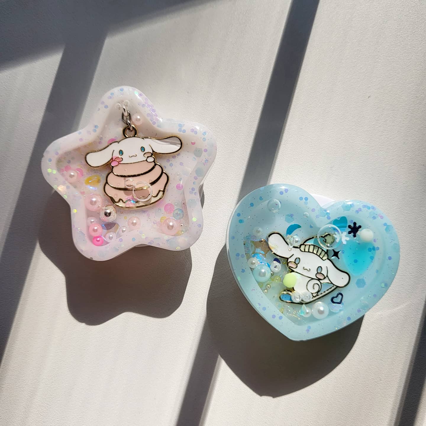 SF Kawaii Custom Resin Water Shaker PHONE GRIP FINISH ONLY