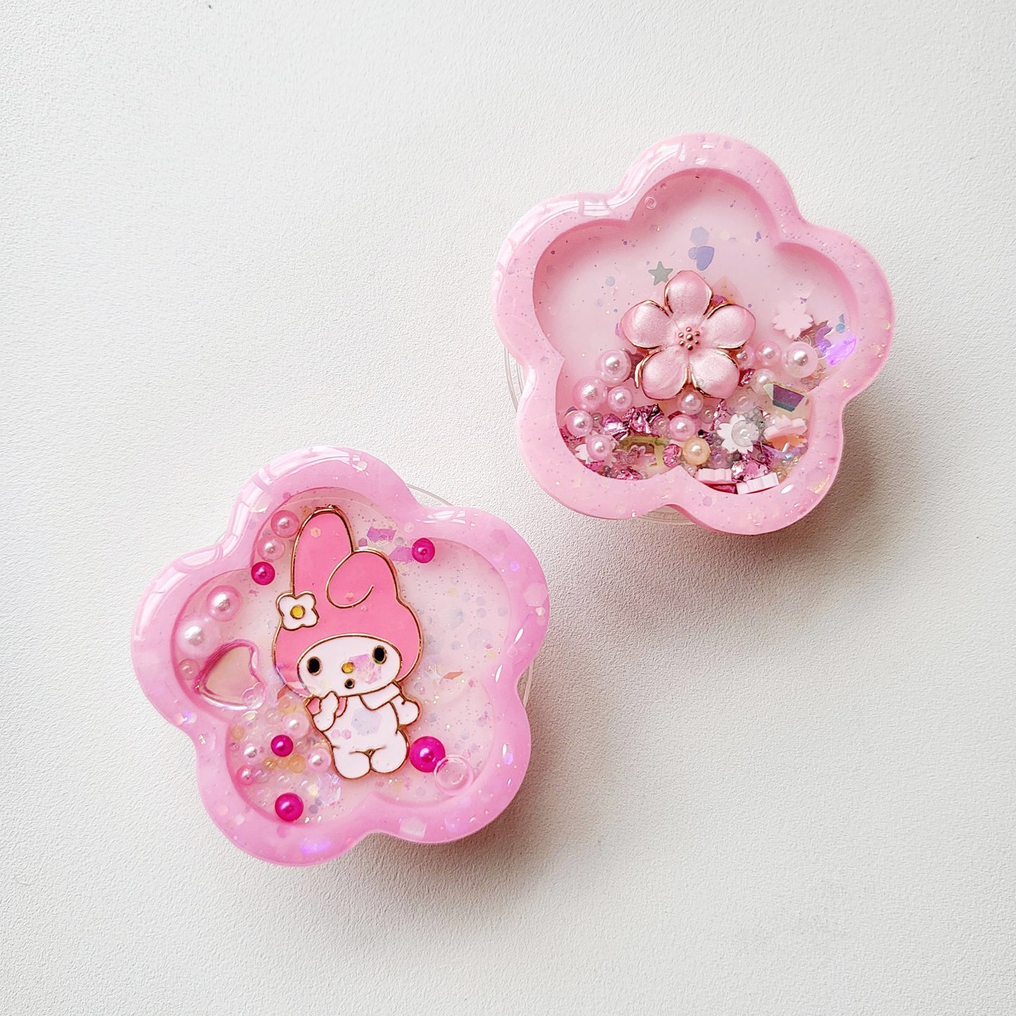 SF Kawaii Custom Resin Water Shaker POPSOCKET GRIP FINISH ONLY