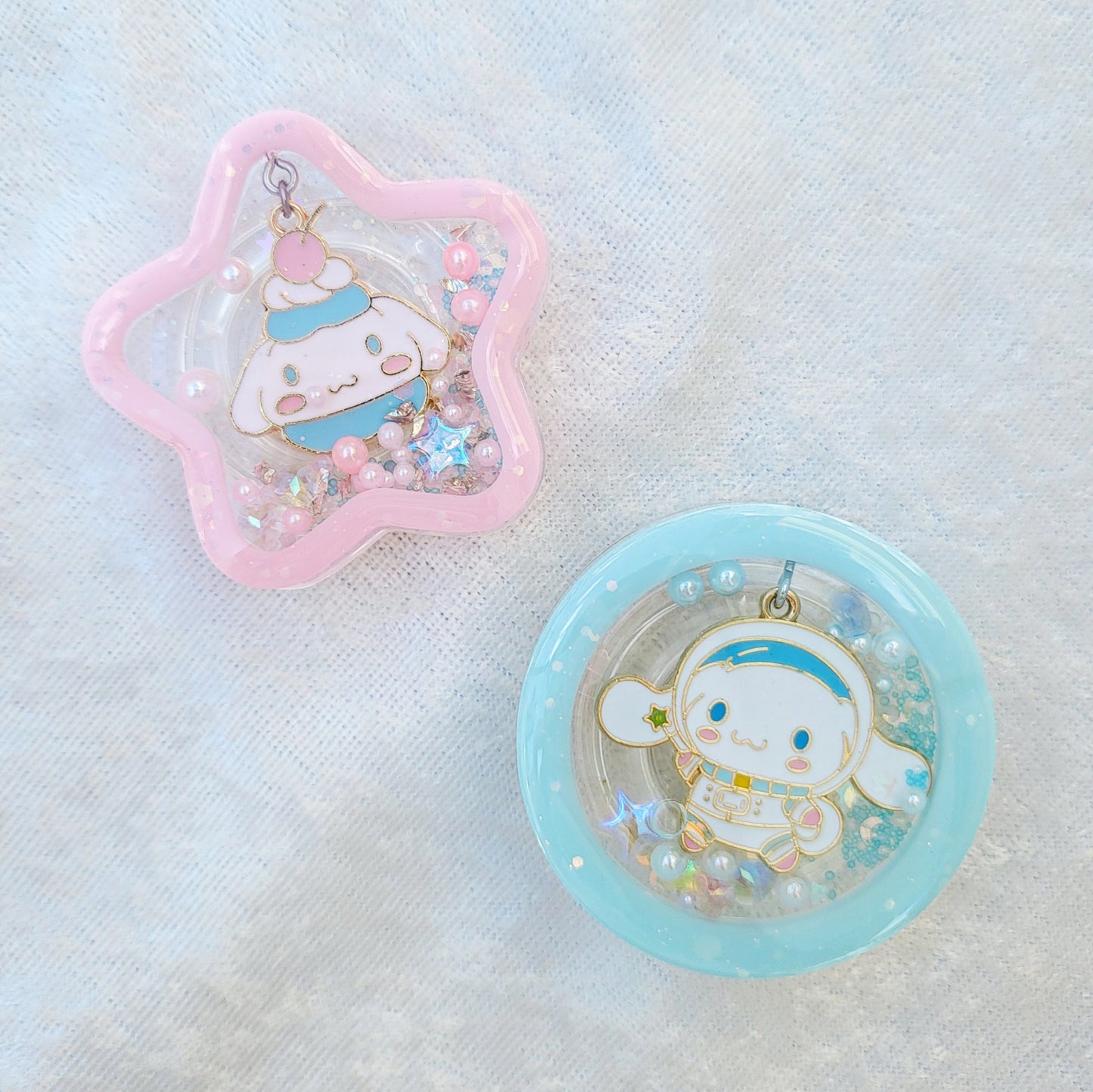 SF Kawaii Custom Resin Water Shaker POPSOCKET GRIP FINISH ONLY