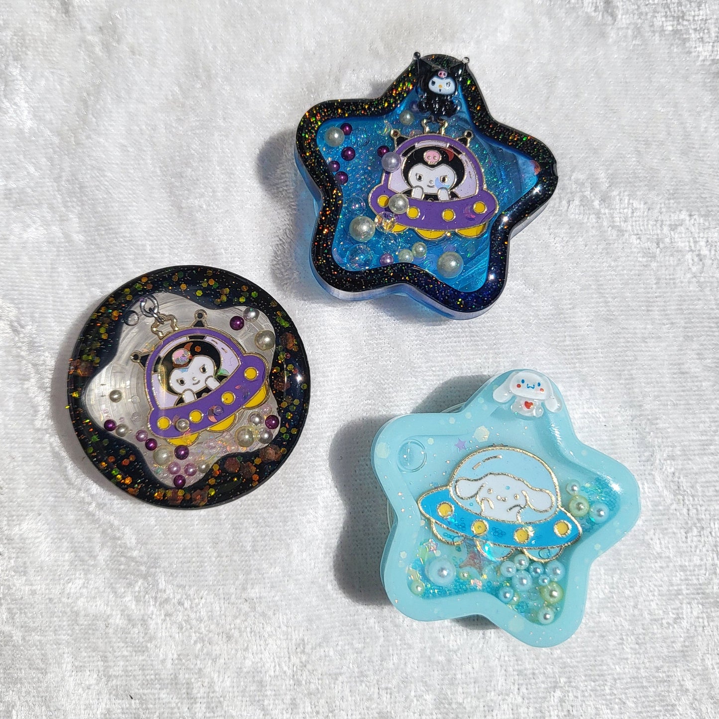 SF Kawaii Custom Resin Water Shaker POPSOCKET GRIP FINISH ONLY