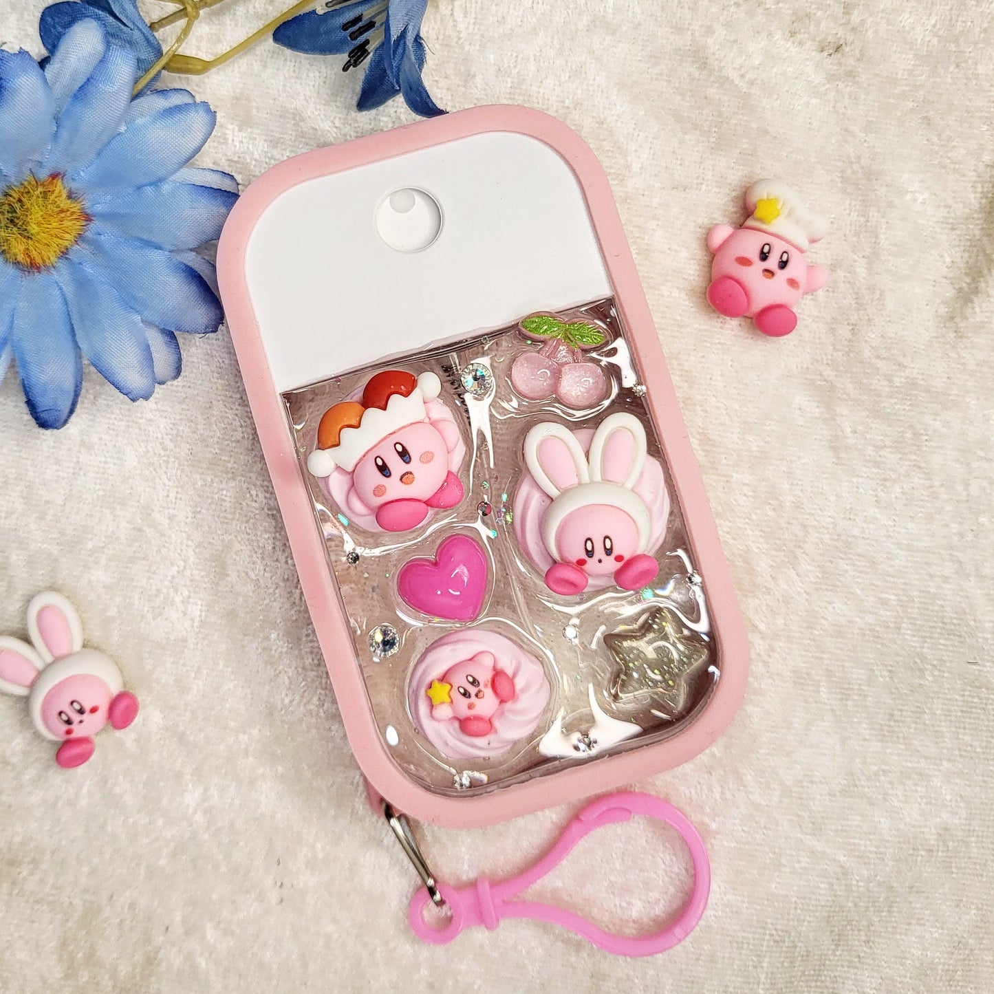 SF Kawaii Custom Refillable Sanitizer Spray Bottle Rectangular with Silicon Cover
