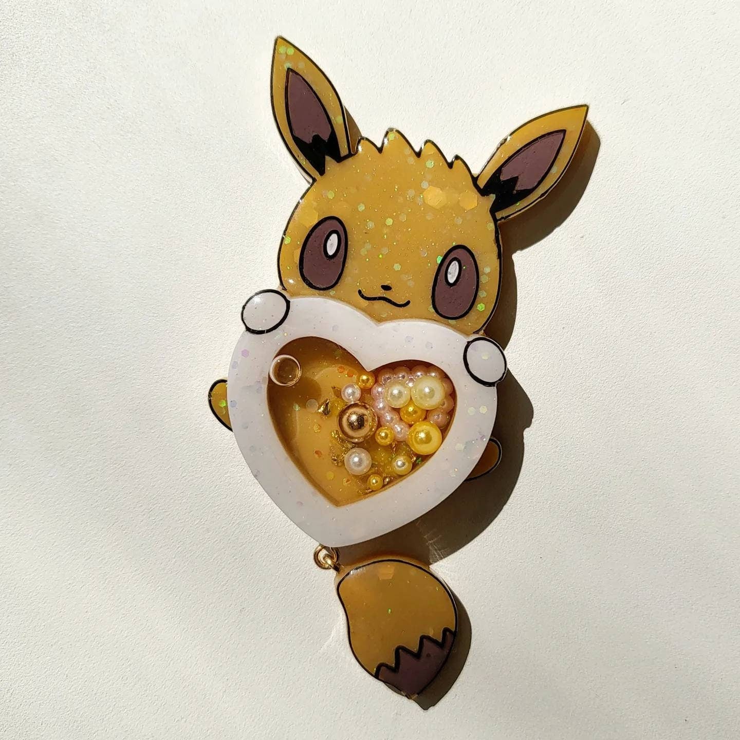 PM Kawaii Handmade Resin Shaker Charm Phone Grip Keychain