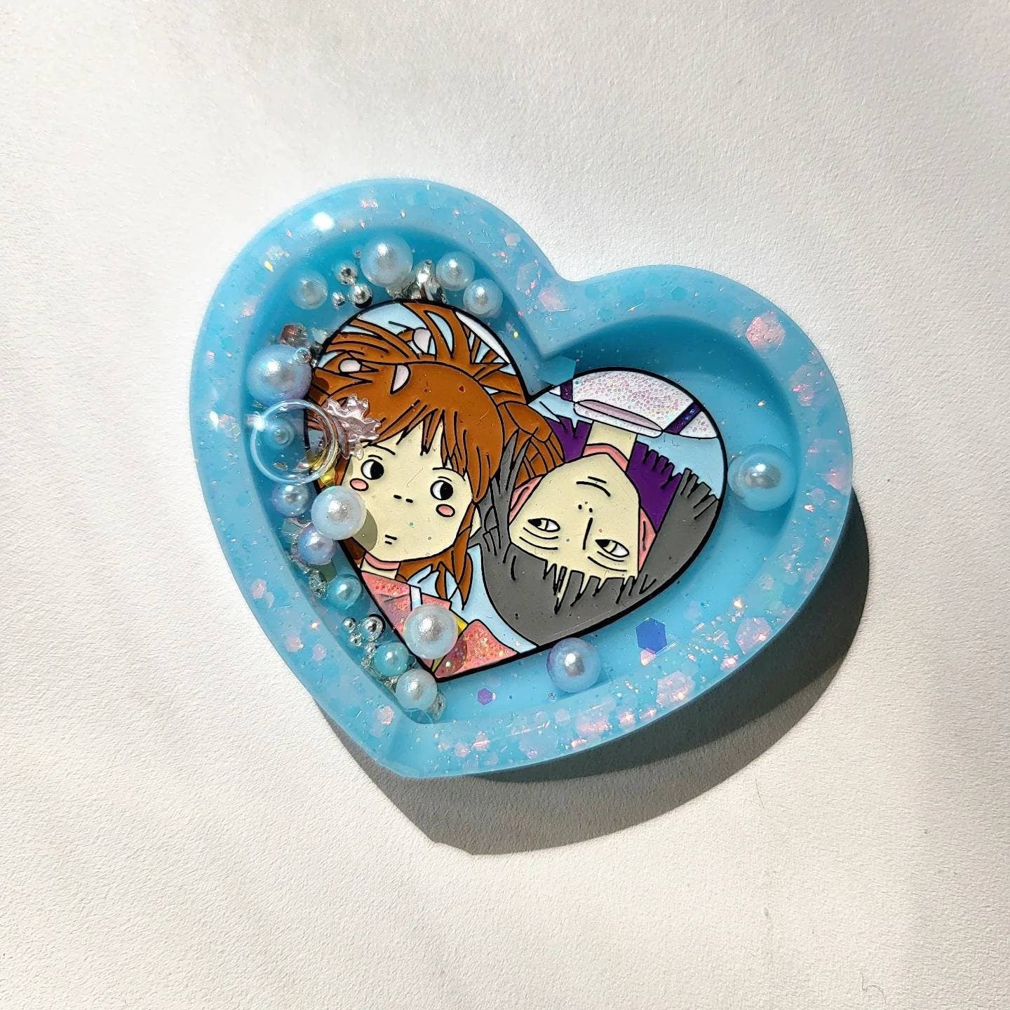 SG Kawaii Japanese Movie Resin Shaker Charm Phone Grip Keychain Badge Reel