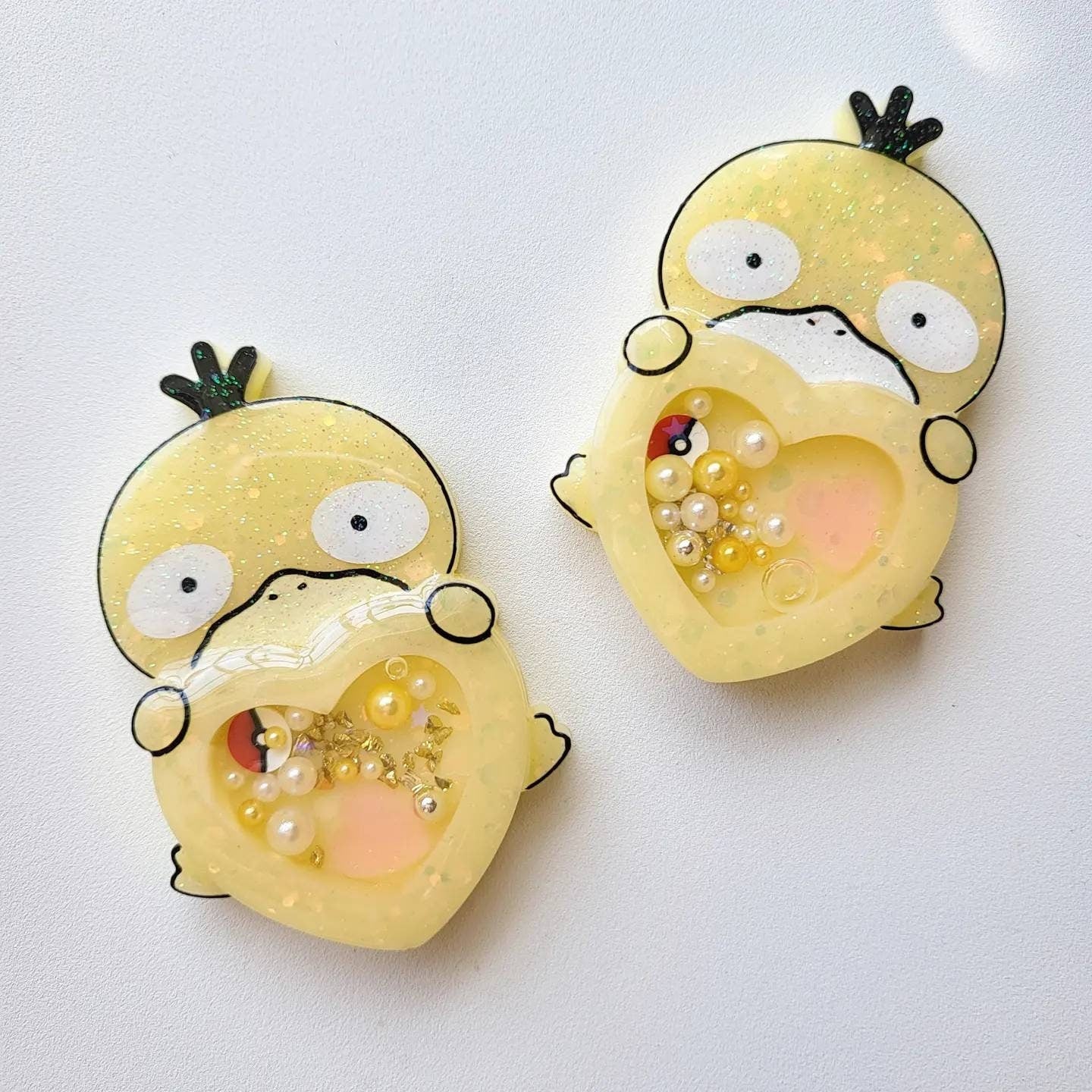 PM Kawaii Handmade Resin Shaker Charm Phone Grip Keychain