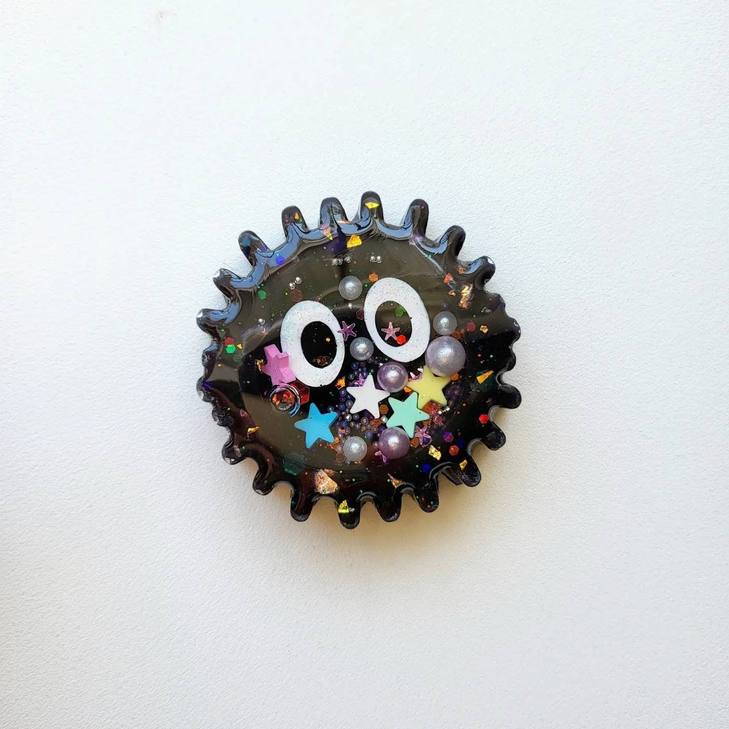 SG Kawaii Handmade Resin Shaker Keychain Charms Badge Reels