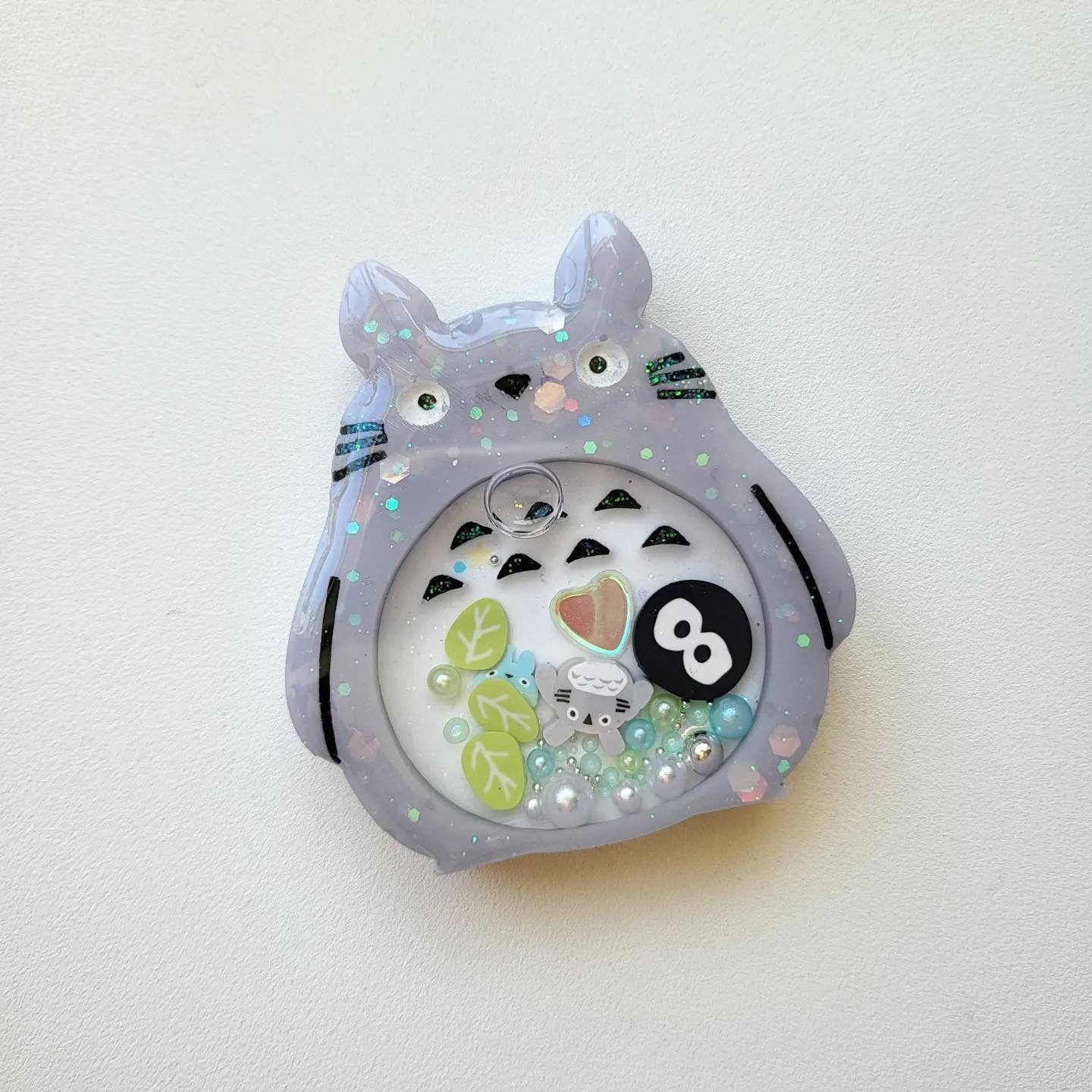 Custom totoro shaker phone top popsocket